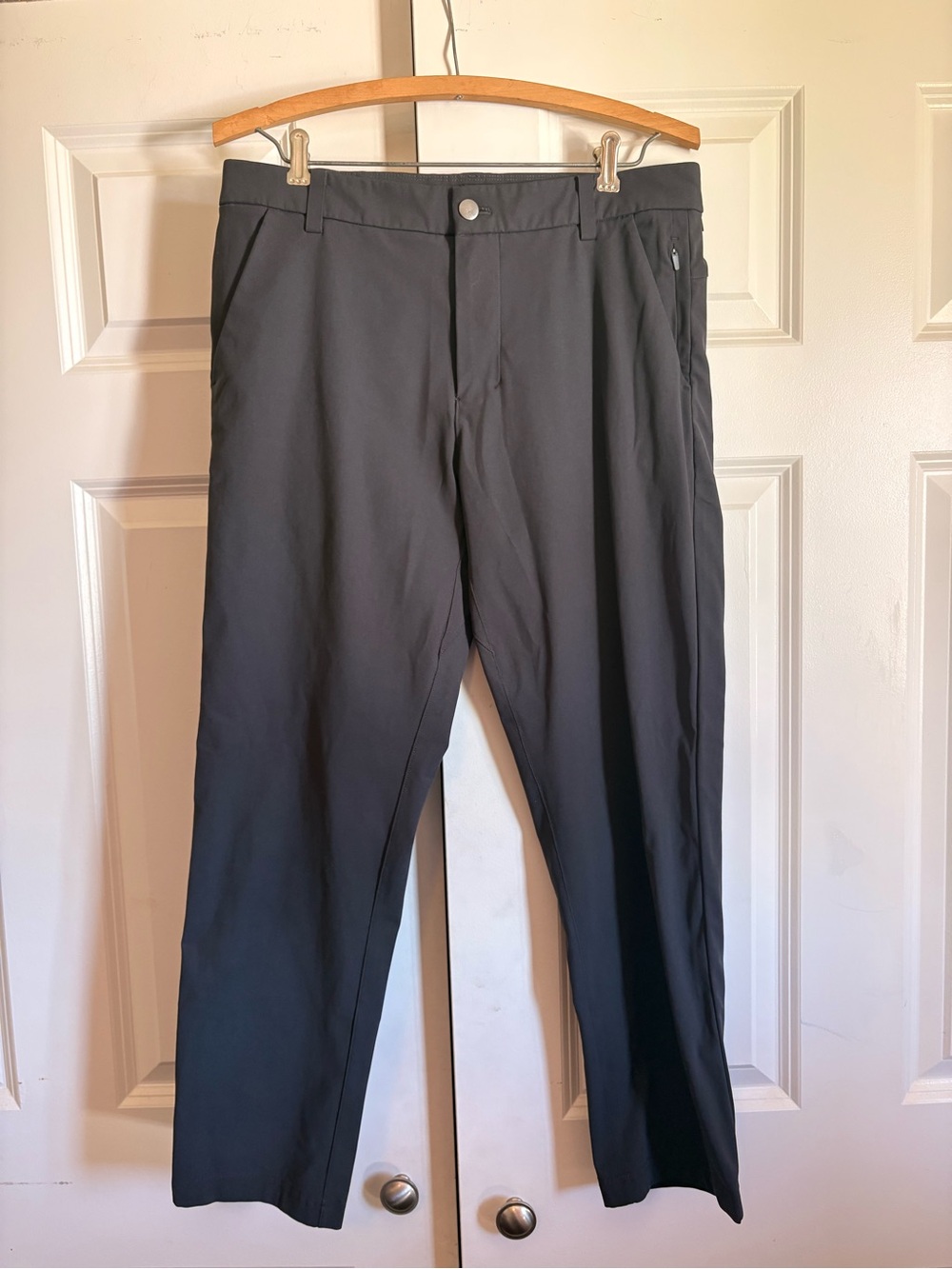 Lululemon Casual Pants Mens Gray Pockets Stretch Athletic